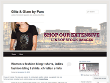 Tablet Screenshot of glitzandglambypam.wordpress.com