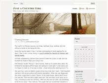 Tablet Screenshot of justasimplecountrygirl.wordpress.com