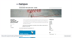 Desktop Screenshot of hampuslarsson.wordpress.com