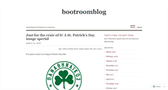 Desktop Screenshot of bootroomblog.wordpress.com