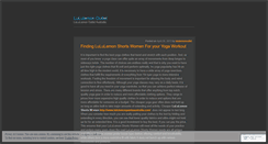 Desktop Screenshot of lululemonoutlet.wordpress.com