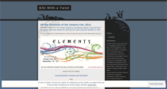 Desktop Screenshot of kikiwithatwist.wordpress.com