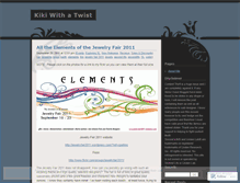 Tablet Screenshot of kikiwithatwist.wordpress.com