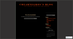 Desktop Screenshot of crearnegros.wordpress.com