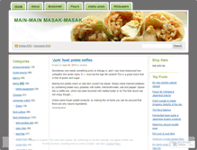 Tablet Screenshot of mainmainmasakmasak.wordpress.com