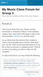 Mobile Screenshot of musicmin12010agrp03.wordpress.com
