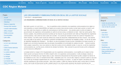 Desktop Screenshot of cdcregionmatane.wordpress.com