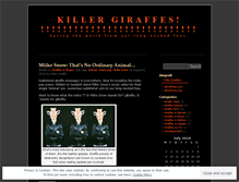 Tablet Screenshot of killergiraffes.wordpress.com