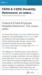 Mobile Screenshot of federaldisabilityretirement.wordpress.com