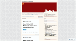 Desktop Screenshot of antibenefitcutsglasgow.wordpress.com
