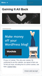 Mobile Screenshot of gainingitallback.wordpress.com
