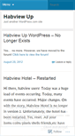 Mobile Screenshot of habviewup.wordpress.com