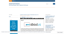 Desktop Screenshot of hispafox.wordpress.com