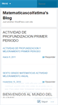 Mobile Screenshot of matematicascolfatima.wordpress.com