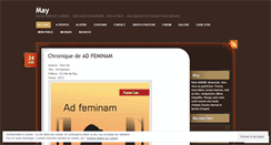 Desktop Screenshot of mayaime.wordpress.com