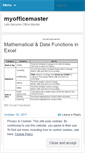 Mobile Screenshot of myofficemaster.wordpress.com