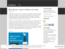 Tablet Screenshot of noelbyrne.wordpress.com