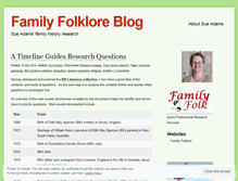 Tablet Screenshot of familyfolklore.wordpress.com