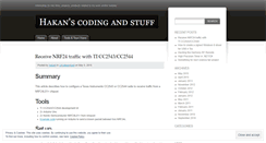 Desktop Screenshot of haukcode.wordpress.com