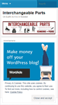 Mobile Screenshot of interchangeableparts.wordpress.com