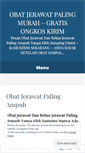 Mobile Screenshot of obatjerawat229.wordpress.com
