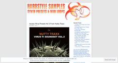 Desktop Screenshot of hardstylesamples.wordpress.com
