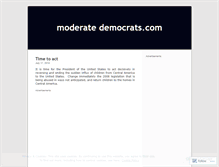 Tablet Screenshot of moderatedemocrats.wordpress.com