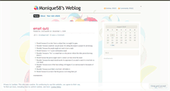 Desktop Screenshot of monique58.wordpress.com