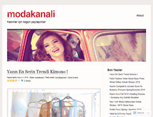 Tablet Screenshot of modakanali.wordpress.com