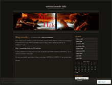 Tablet Screenshot of mundohalo.wordpress.com