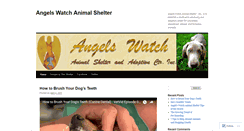 Desktop Screenshot of angelswatchanimalshelter.wordpress.com