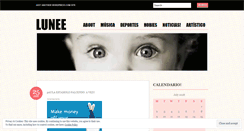 Desktop Screenshot of lunee.wordpress.com