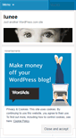 Mobile Screenshot of lunee.wordpress.com
