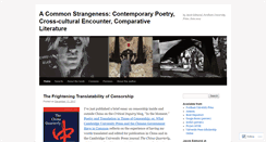 Desktop Screenshot of commonstrangeness.wordpress.com