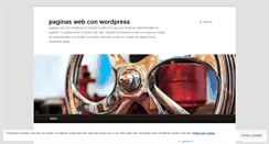 Desktop Screenshot of paginaswebconwordpress.wordpress.com