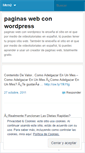 Mobile Screenshot of paginaswebconwordpress.wordpress.com