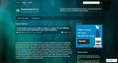 Desktop Screenshot of buenasmoviez.wordpress.com
