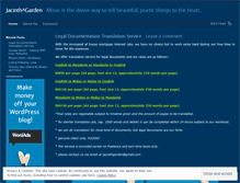 Tablet Screenshot of jacinthgarden.wordpress.com