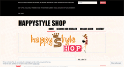 Desktop Screenshot of happystyleshop.wordpress.com