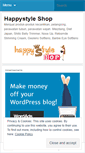 Mobile Screenshot of happystyleshop.wordpress.com