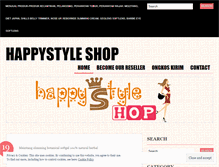 Tablet Screenshot of happystyleshop.wordpress.com