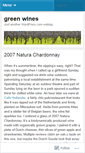 Mobile Screenshot of greenwines.wordpress.com