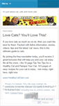 Mobile Screenshot of healthycatclub.wordpress.com
