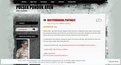Desktop Screenshot of polsekpondokaren.wordpress.com
