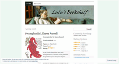 Desktop Screenshot of lulusbookshelf.wordpress.com