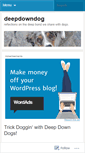 Mobile Screenshot of deepdowndog.wordpress.com