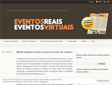 Tablet Screenshot of eventosreais.wordpress.com