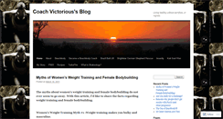 Desktop Screenshot of coachvictorious.wordpress.com