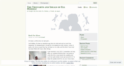 Desktop Screenshot of ellhimself.wordpress.com