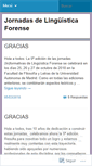 Mobile Screenshot of linguisticaforensemadrid.wordpress.com
